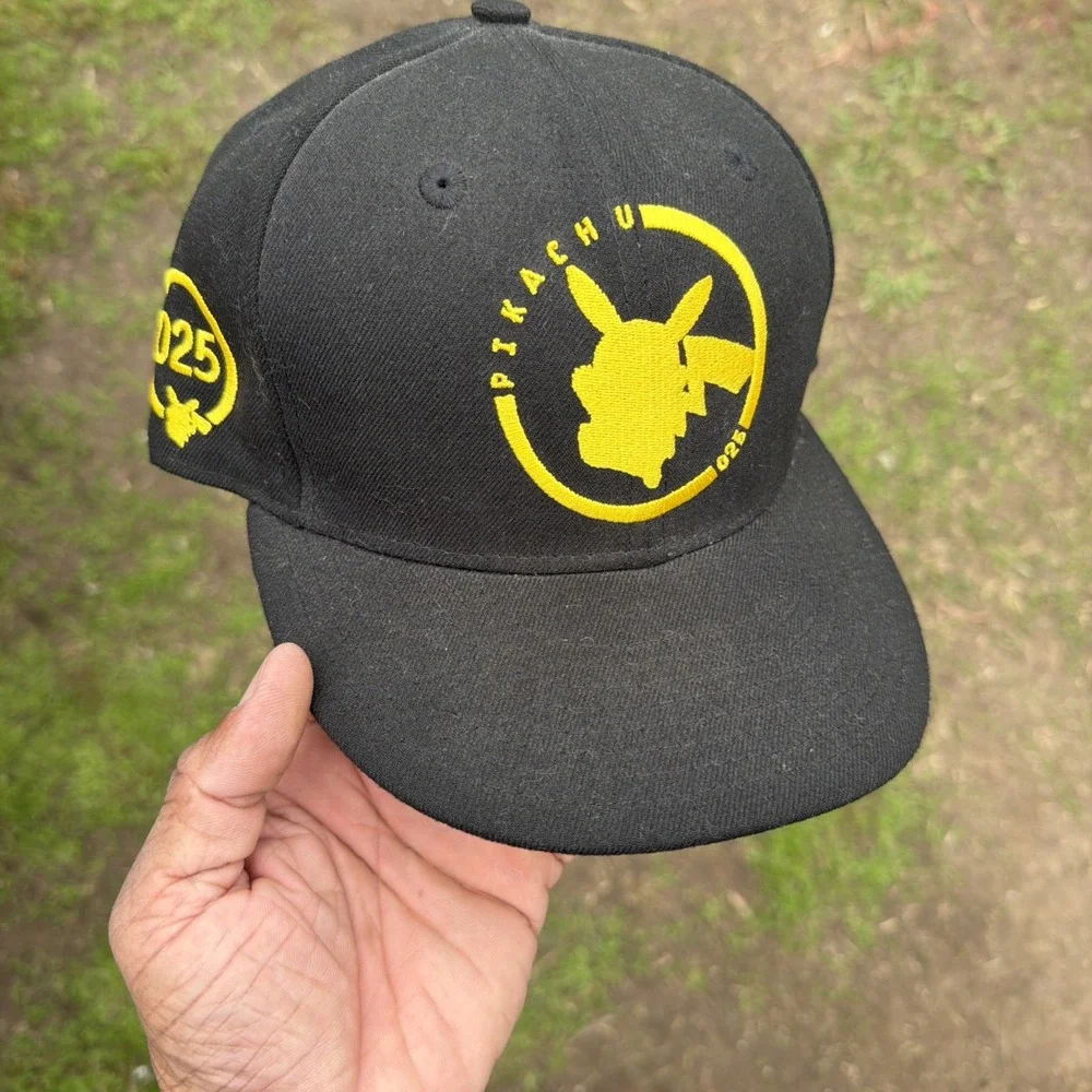 RARE 2016 Pokemon Silhouette Sync Collection Pikachu New Era 9fifty Snapback Hat